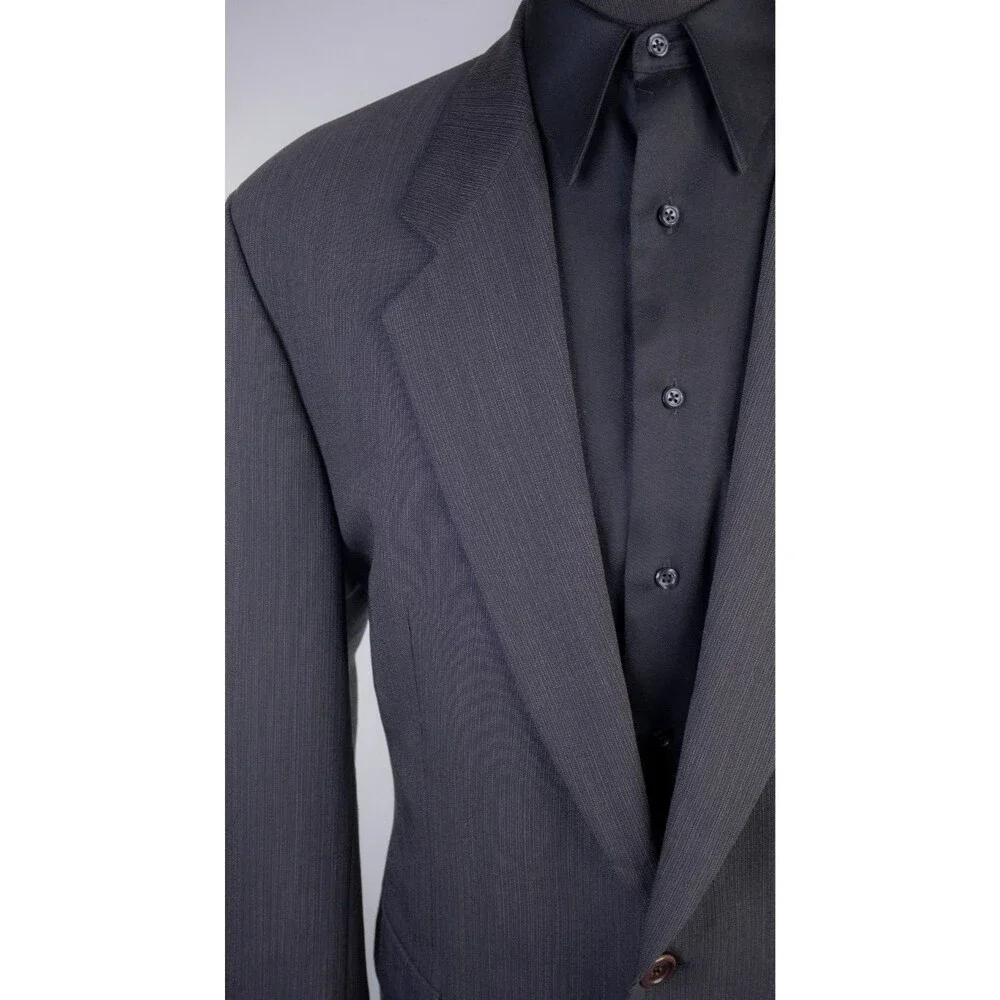 Hugo Boss APOLLO Blazer Sport Coat Men’s 44R Gray Wool 2-Button Jacket USA VTG